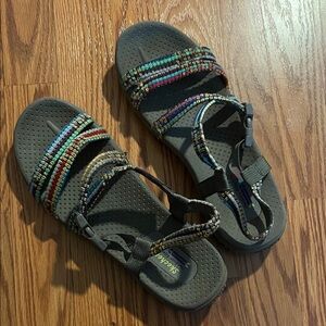 Skechers Women's Strappy Multi-Color Sandals